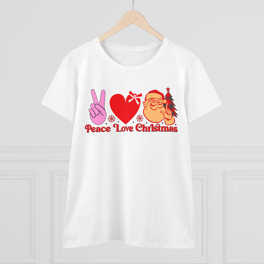 Peace love & Christmas Tee